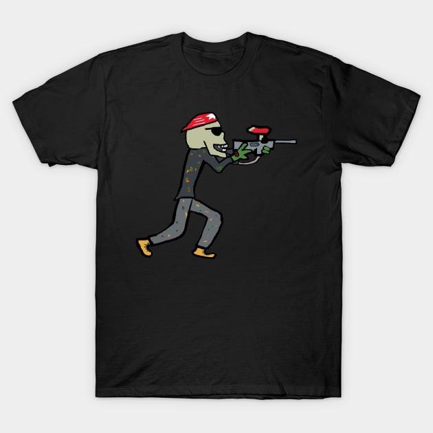 Paintball T-Shirt by Mark Ewbie